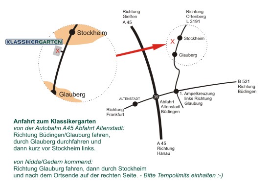 Der Weg zu uns